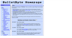 Desktop Screenshot of bulletbyte.de